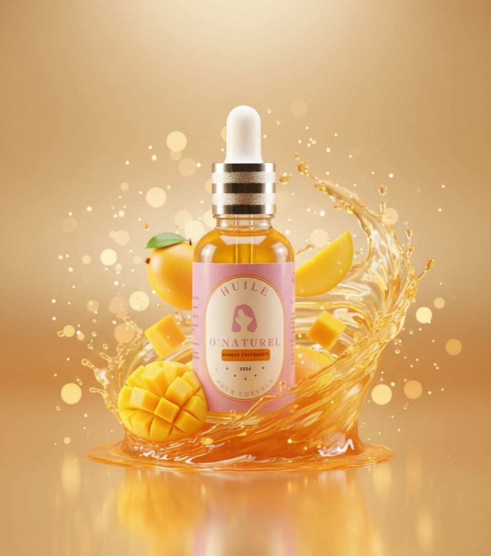 Mangue envoûtante - huile odorante pour cheveux