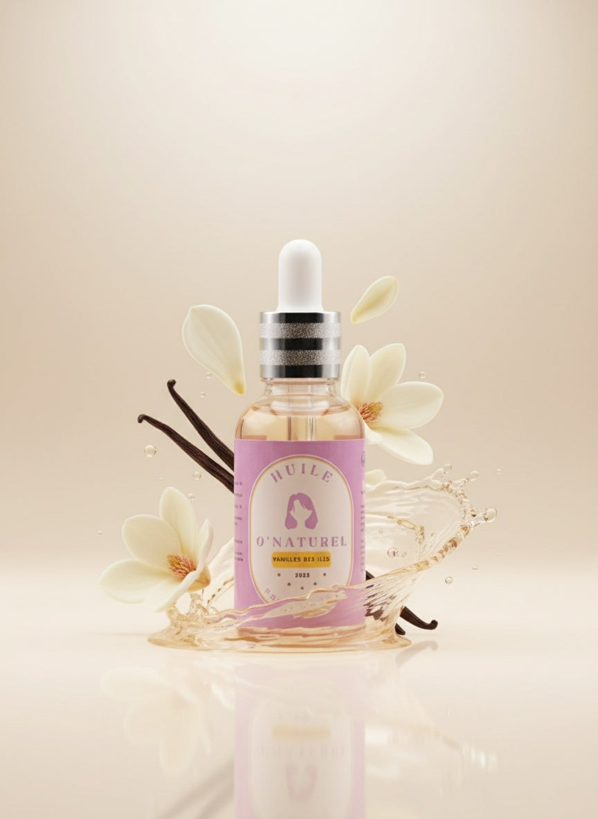 Vanille des îles - huile odorante pour cheveux